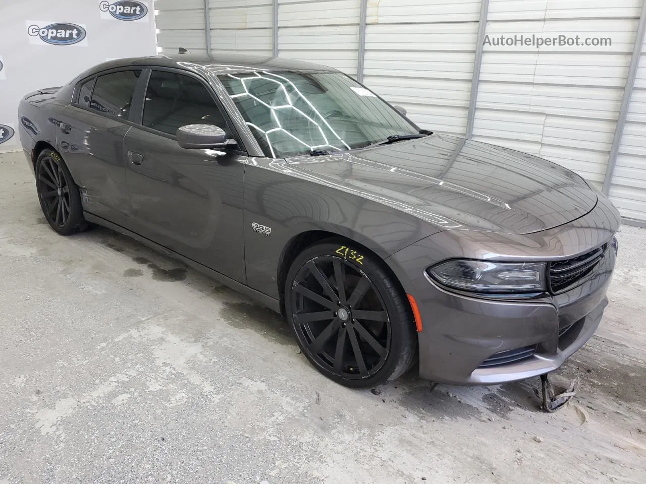 2016 Dodge Charger R/t Gray vin: 2C3CDXCT7GH110375