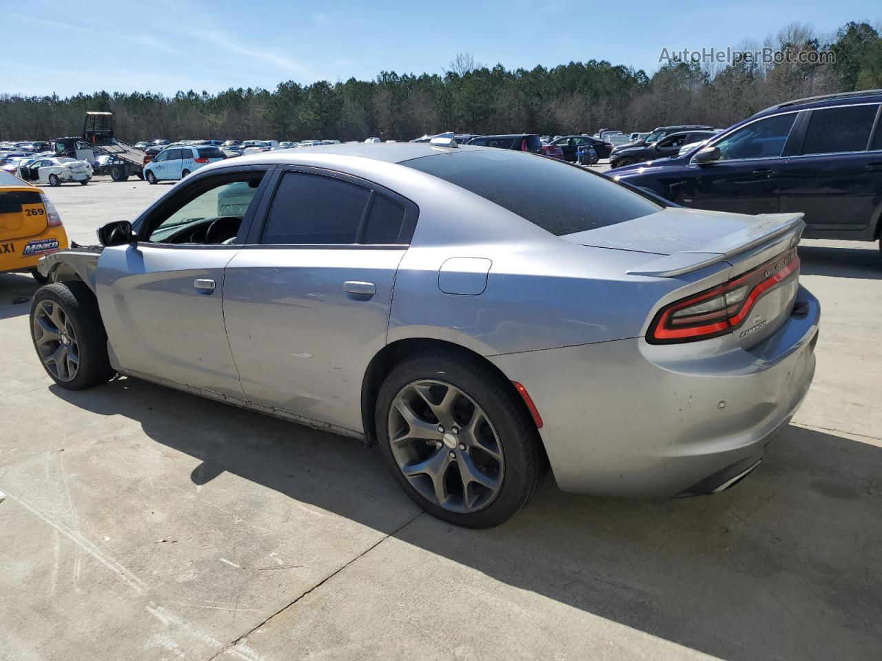 2016 Dodge Charger R/t Silver vin: 2C3CDXCT7GH127466