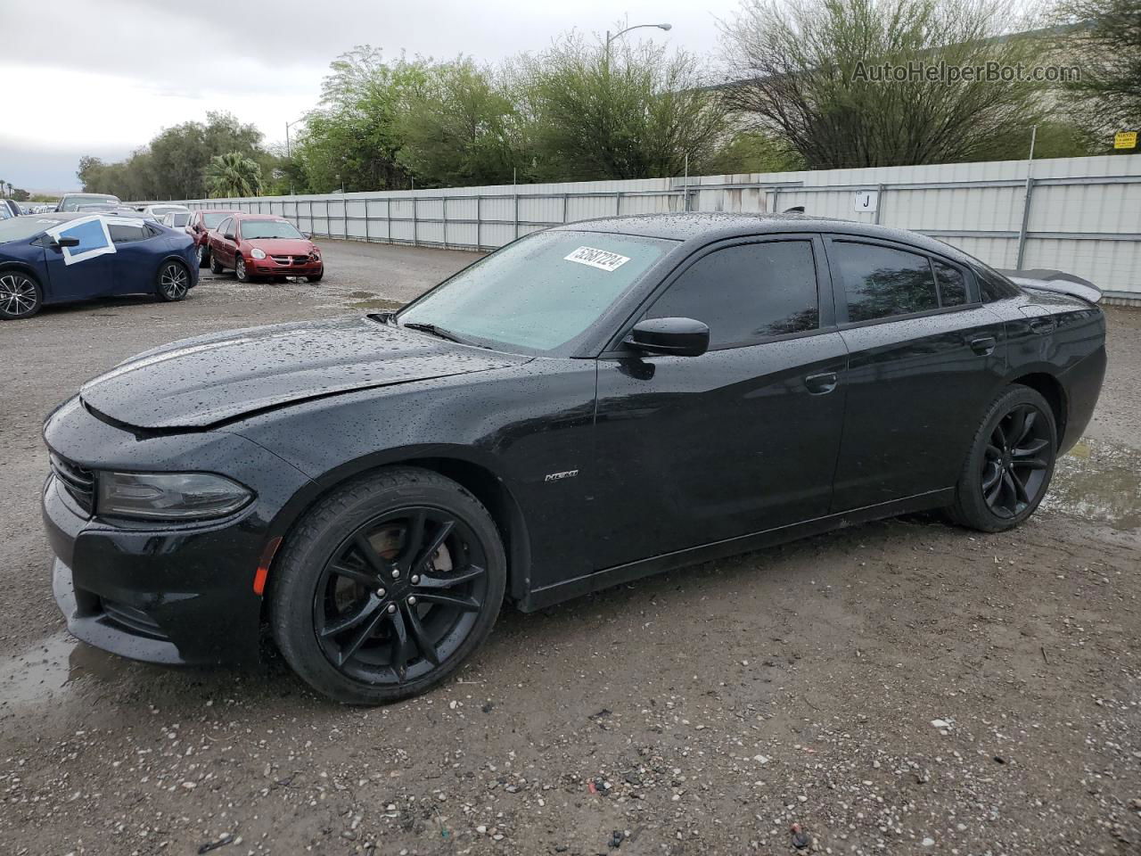 2016 Dodge Charger R/t Black vin: 2C3CDXCT7GH163500