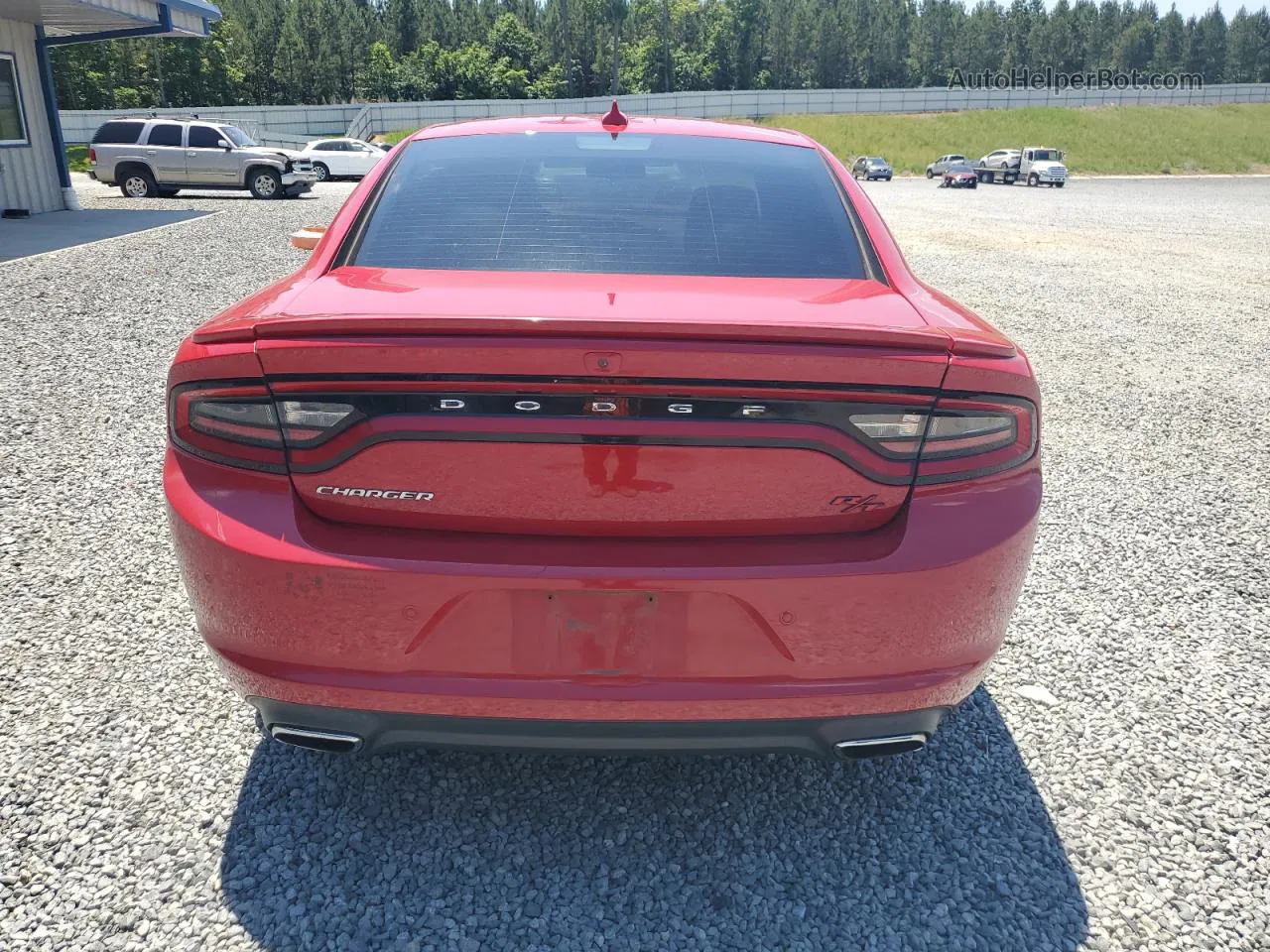 2016 Dodge Charger R/t Red vin: 2C3CDXCT7GH179678