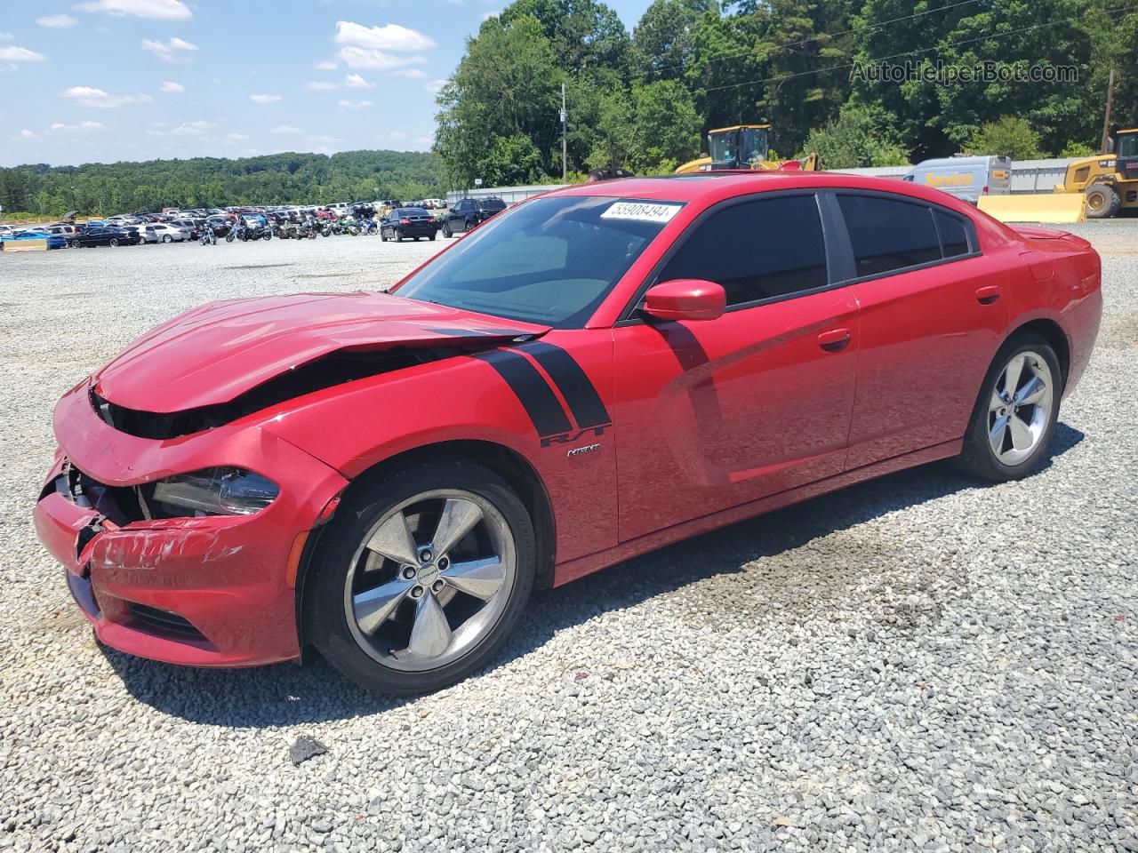 2016 Dodge Charger R/t Red vin: 2C3CDXCT7GH179678