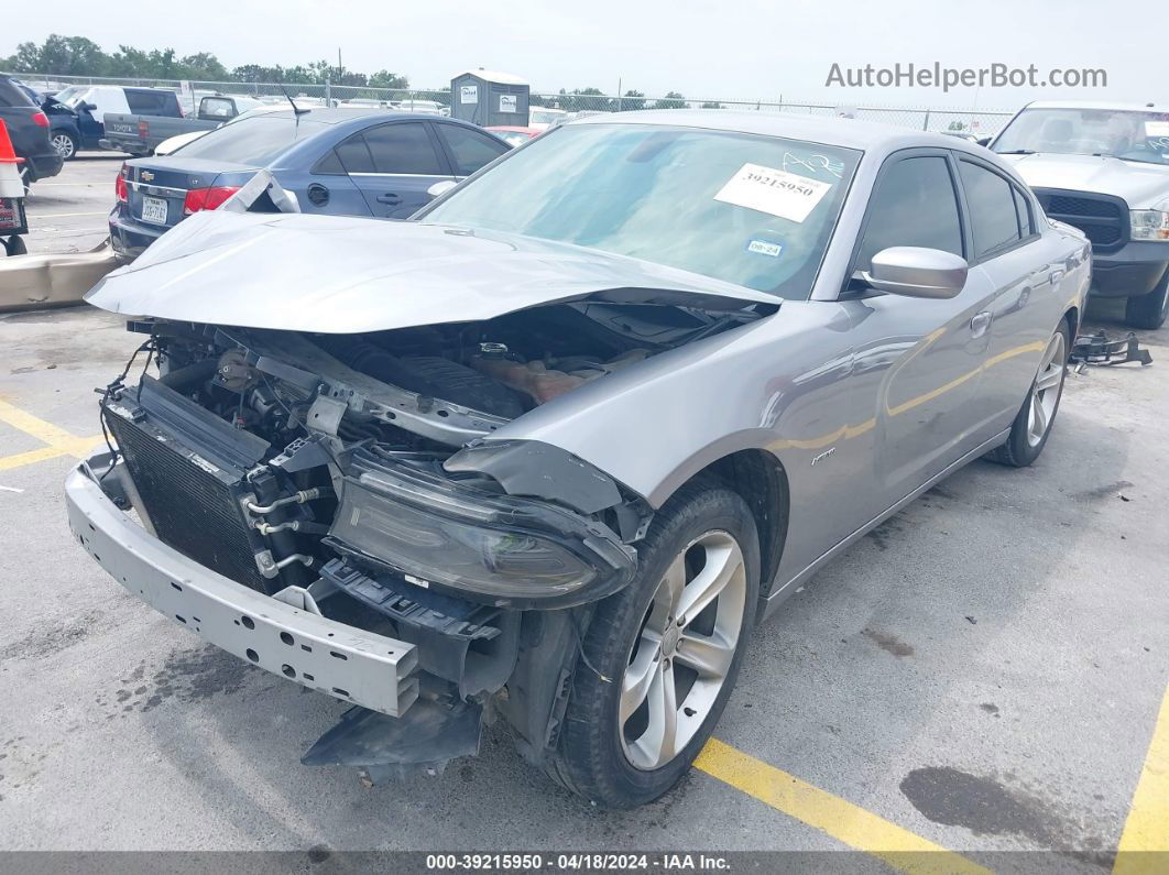 2016 Dodge Charger R/t Серебряный vin: 2C3CDXCT7GH186310