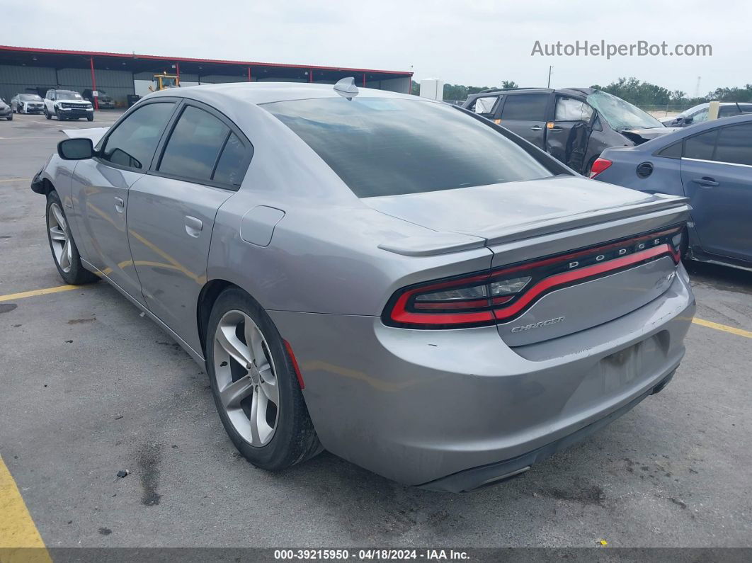 2016 Dodge Charger R/t Серебряный vin: 2C3CDXCT7GH186310