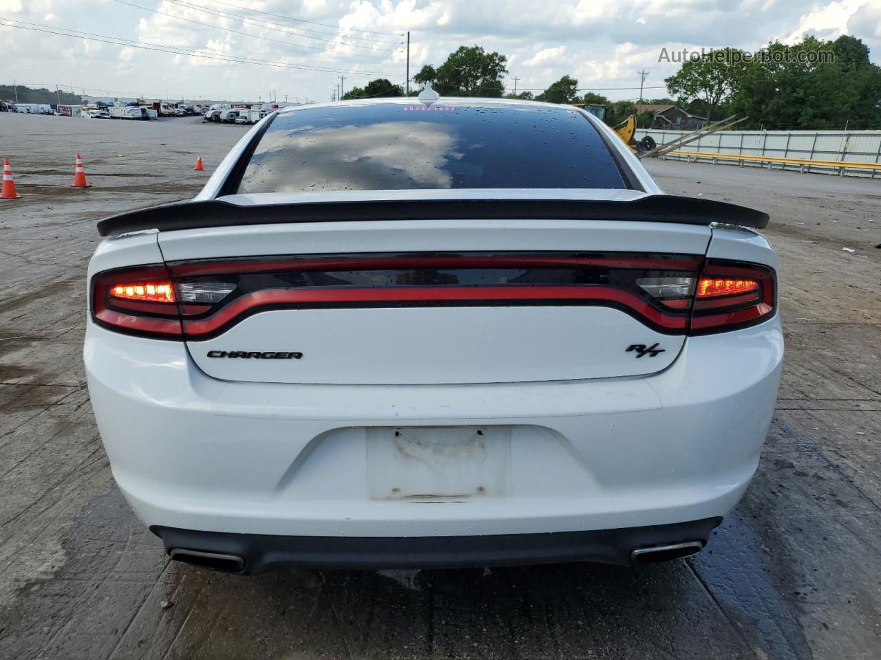 2016 Dodge Charger R/t White vin: 2C3CDXCT7GH347545