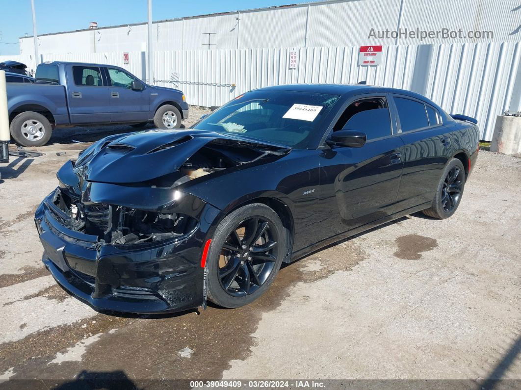 2017 Dodge Charger R/t Rwd Черный vin: 2C3CDXCT7HH510714