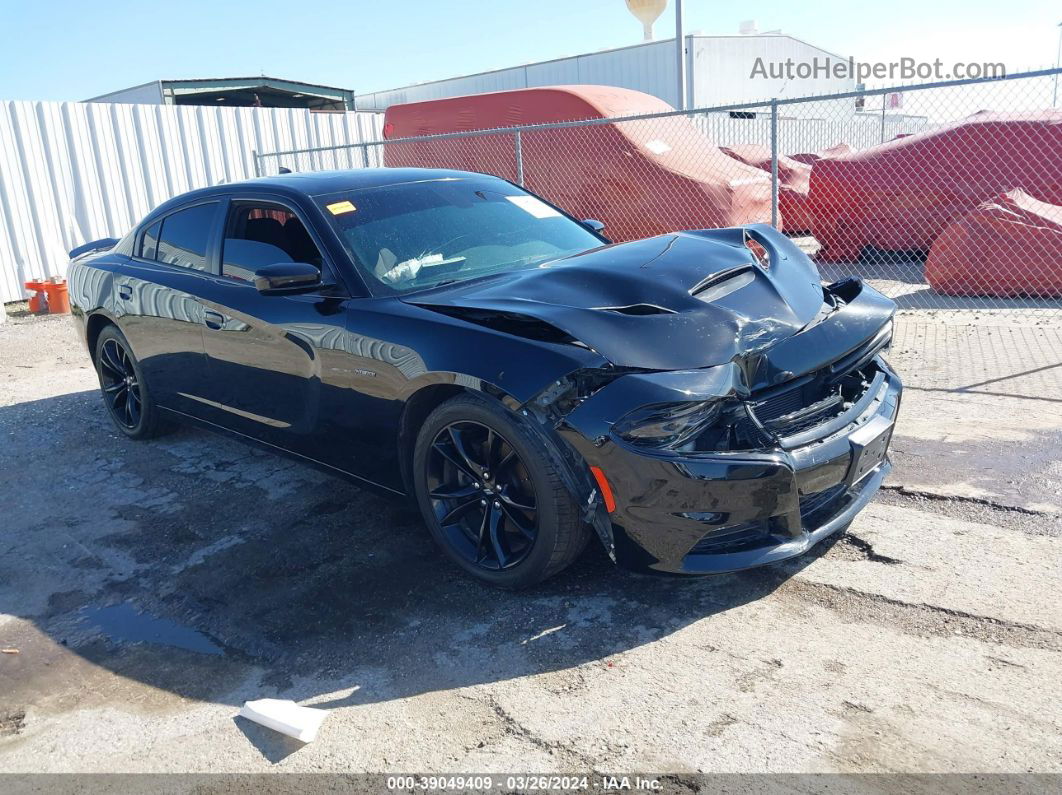 2017 Dodge Charger R/t Rwd Черный vin: 2C3CDXCT7HH510714