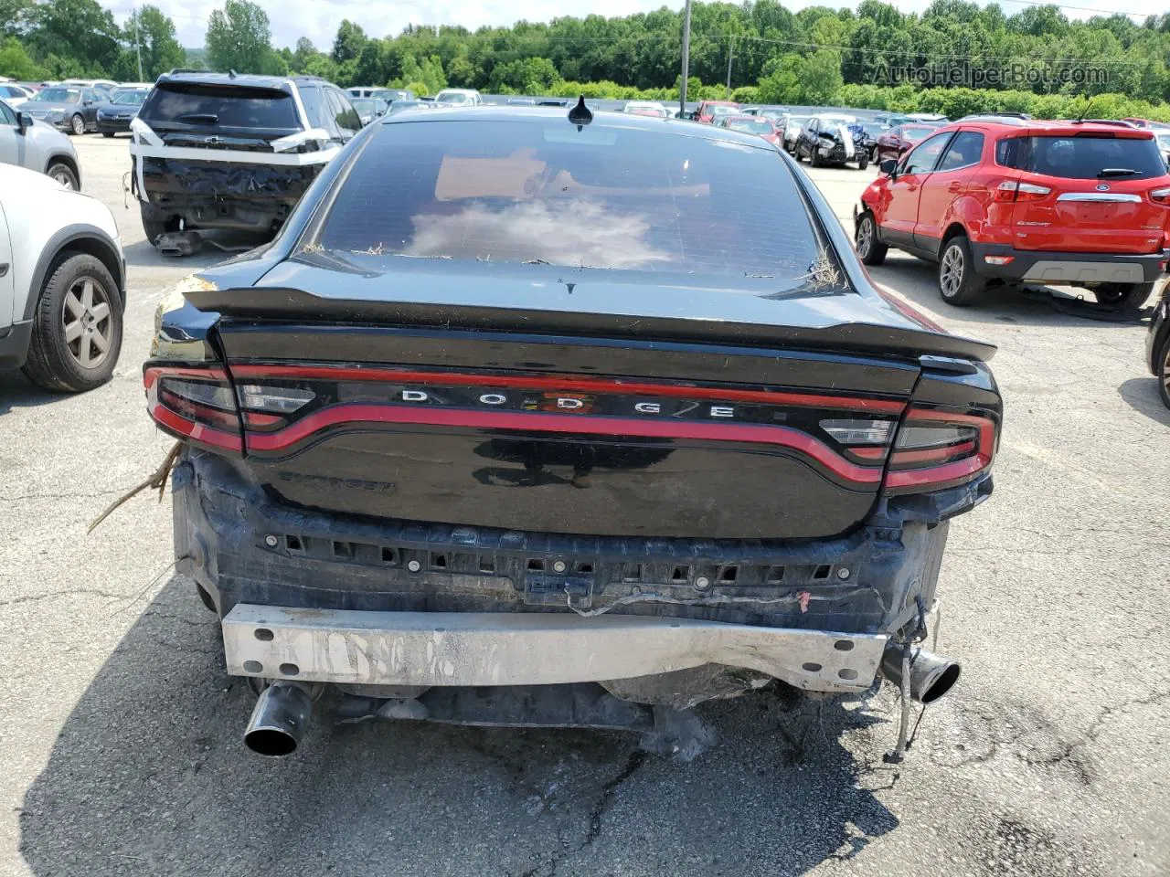 2017 Dodge Charger R/t Black vin: 2C3CDXCT7HH586241