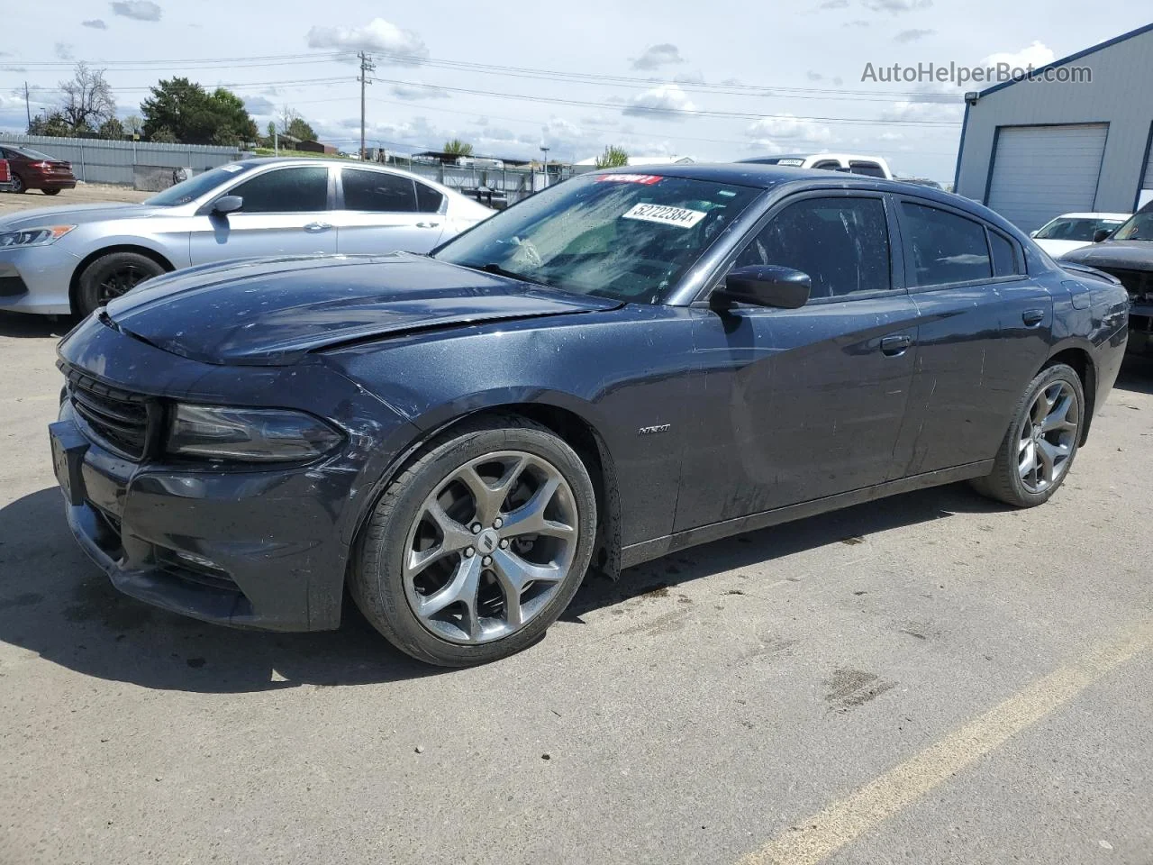 2017 Dodge Charger R/t Charcoal vin: 2C3CDXCT7HH599166