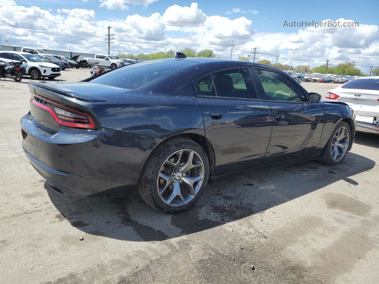 2017 Dodge Charger R/t Charcoal vin: 2C3CDXCT7HH599166