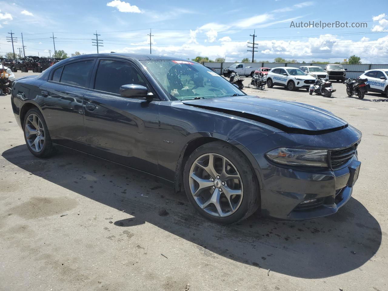 2017 Dodge Charger R/t Charcoal vin: 2C3CDXCT7HH599166