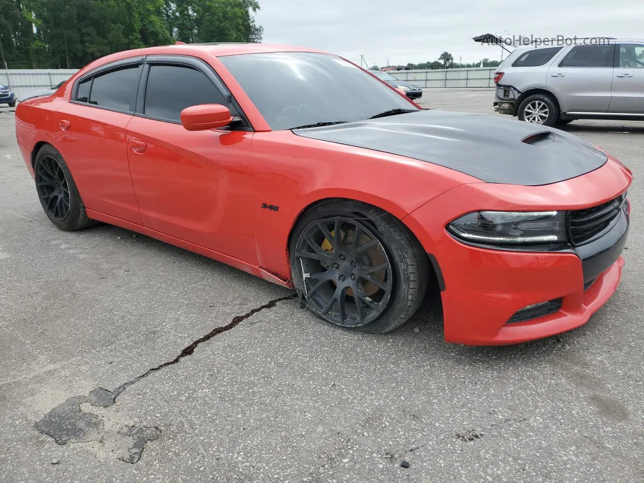 2017 Dodge Charger R/t Red vin: 2C3CDXCT7HH655204