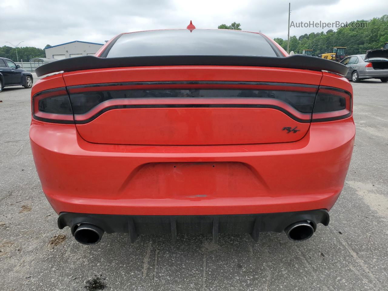 2017 Dodge Charger R/t Red vin: 2C3CDXCT7HH655204