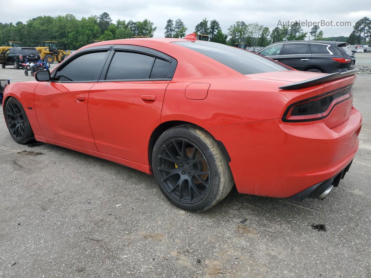 2017 Dodge Charger R/t Red vin: 2C3CDXCT7HH655204