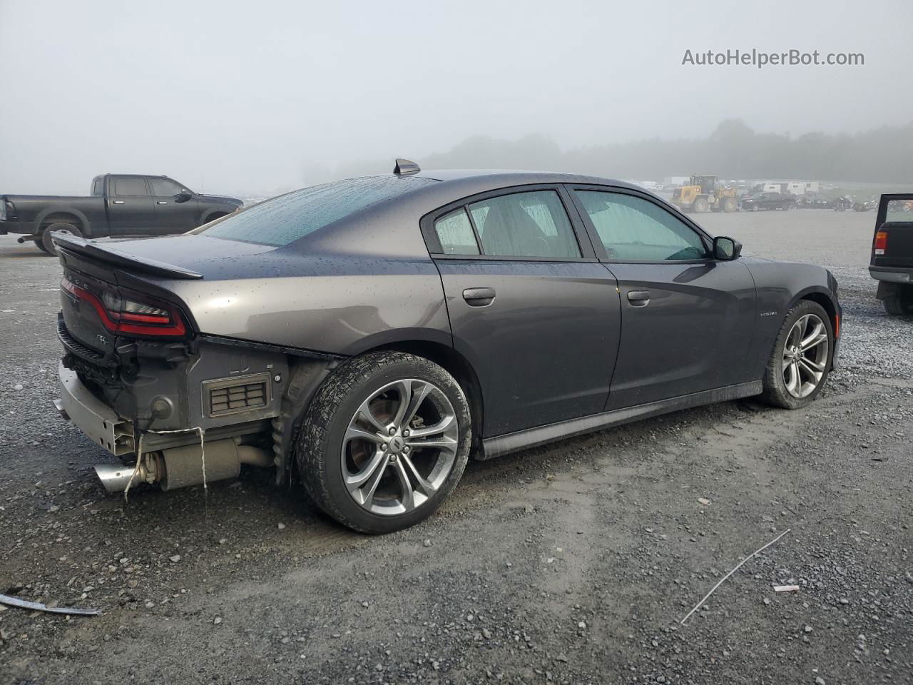 2021 Dodge Charger R/t Серый vin: 2C3CDXCT7MH574181