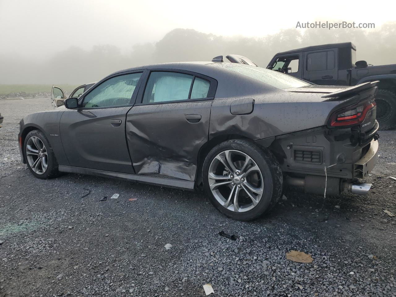 2021 Dodge Charger R/t Gray vin: 2C3CDXCT7MH574181