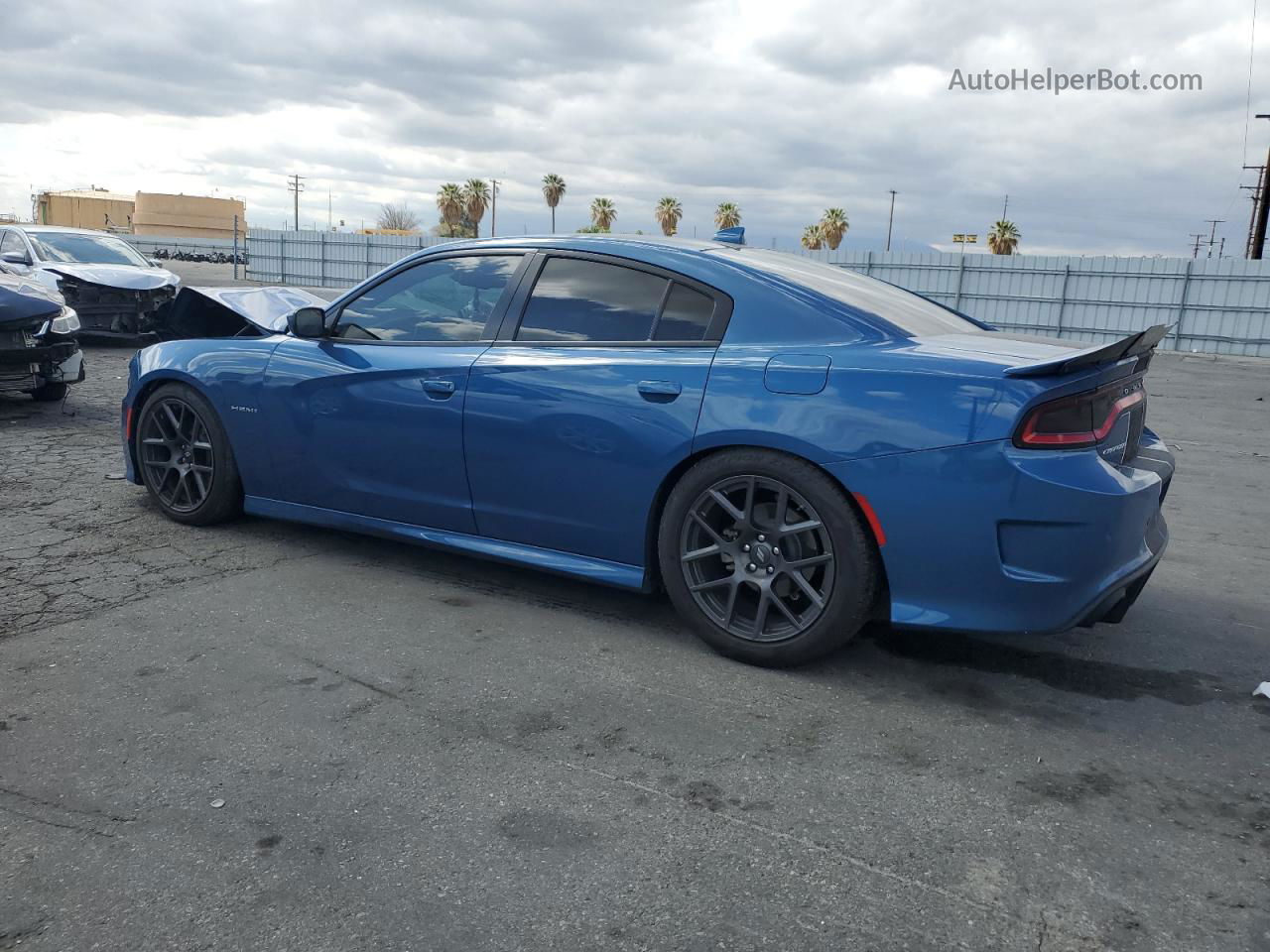 2021 Dodge Charger R/t Blue vin: 2C3CDXCT7MH625534