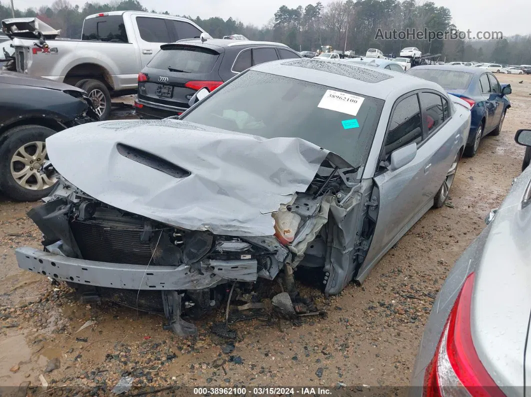 2021 Dodge Charger R/t Rwd Gray vin: 2C3CDXCT7MH644455