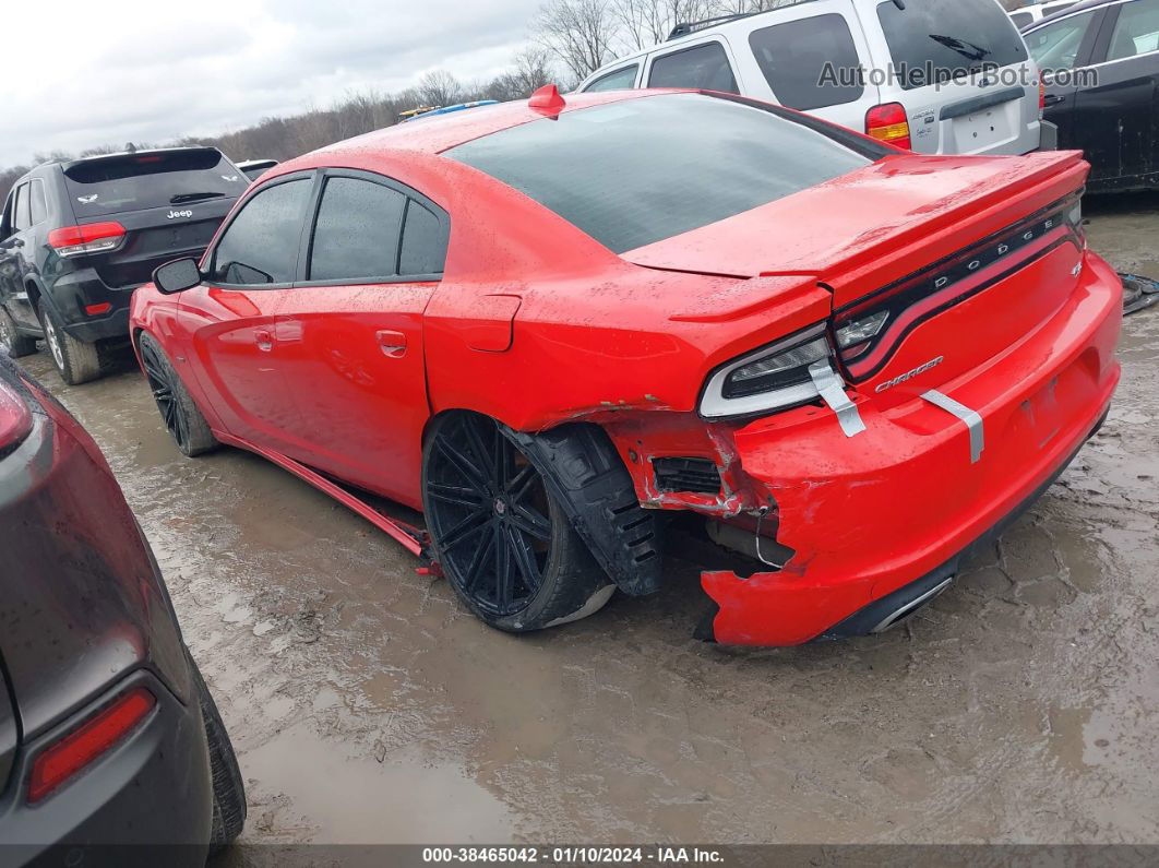 2016 Dodge Charger R/t Red vin: 2C3CDXCT8GH179558