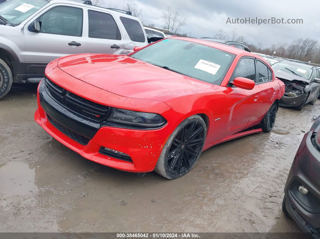 2016 Dodge Charger R/t Red vin: 2C3CDXCT8GH179558