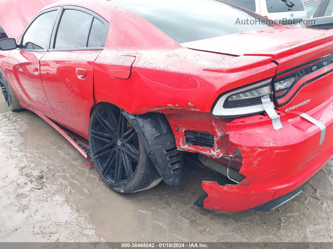 2016 Dodge Charger R/t Red vin: 2C3CDXCT8GH179558