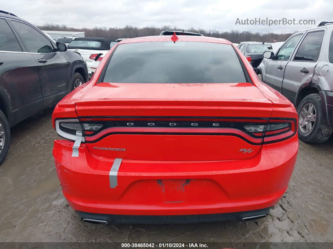 2016 Dodge Charger R/t Red vin: 2C3CDXCT8GH179558