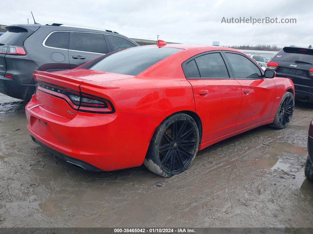 2016 Dodge Charger R/t Red vin: 2C3CDXCT8GH179558