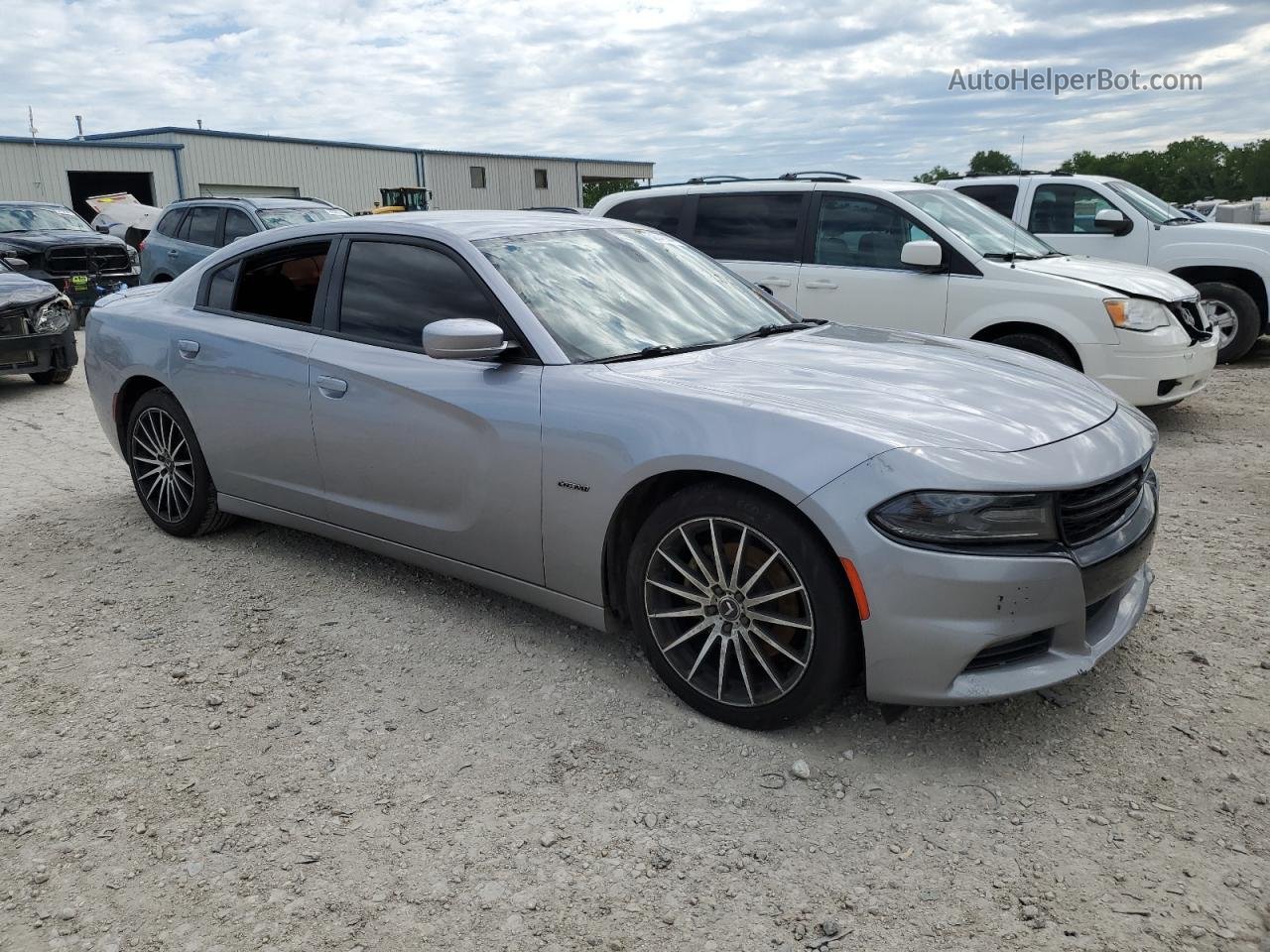 2016 Dodge Charger R/t Silver vin: 2C3CDXCT8GH203924