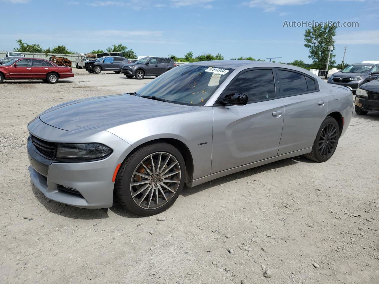 2016 Dodge Charger R/t Silver vin: 2C3CDXCT8GH203924