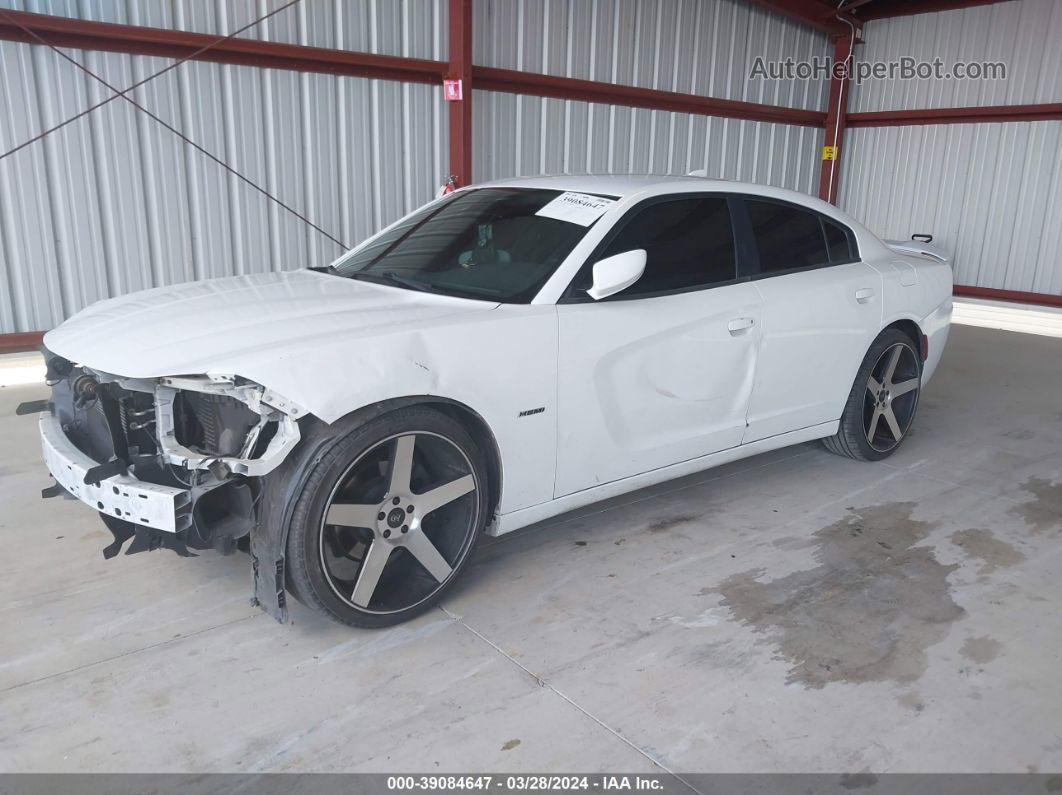 2016 Dodge Charger R/t White vin: 2C3CDXCT8GH265615