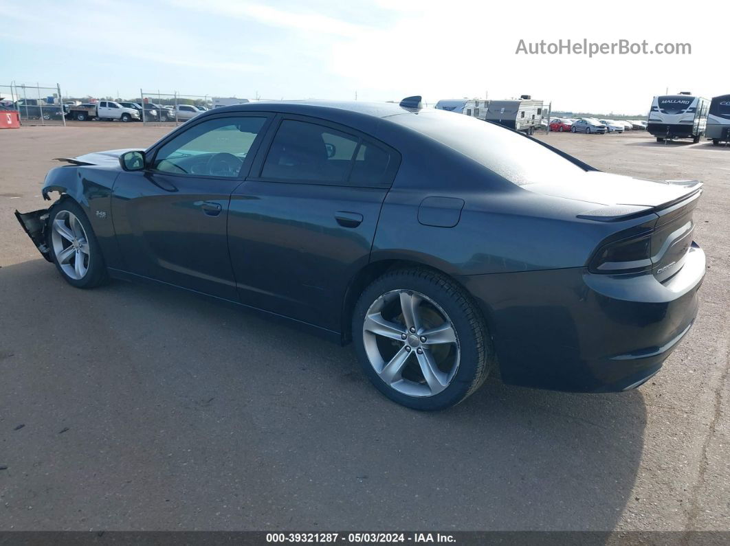 2016 Dodge Charger R/t Black vin: 2C3CDXCT8GH298842