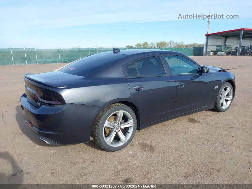 2016 Dodge Charger R/t Black vin: 2C3CDXCT8GH298842