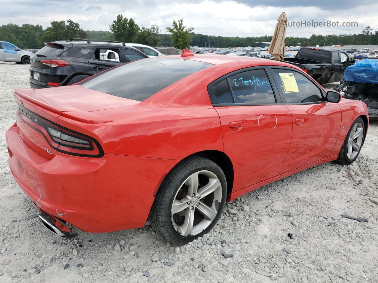 2016 Dodge Charger R/t Red vin: 2C3CDXCT8GH303439