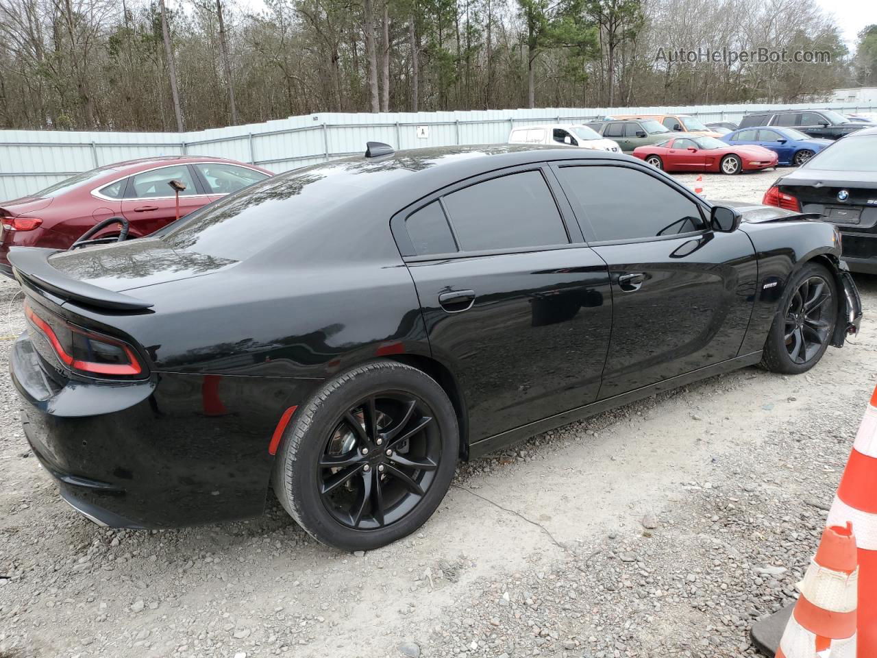 2016 Dodge Charger R/t Black vin: 2C3CDXCT8GH309810