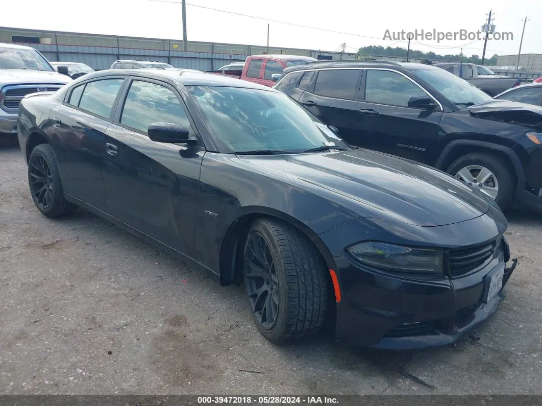 2017 Dodge Charger R/t Rwd Black vin: 2C3CDXCT8HH510057