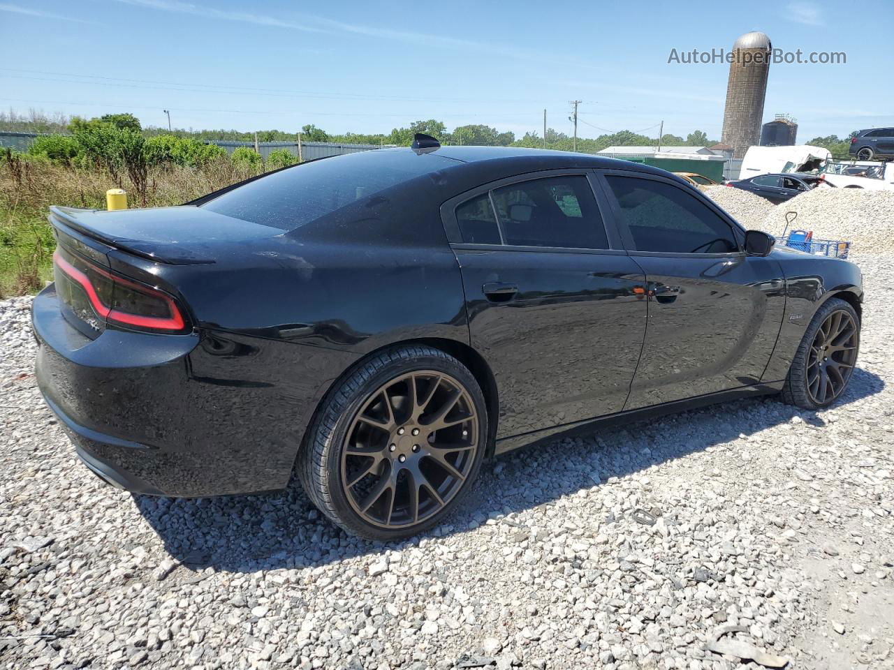 2017 Dodge Charger R/t Черный vin: 2C3CDXCT8HH525559