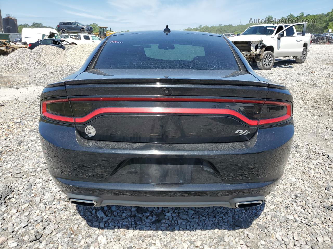 2017 Dodge Charger R/t Black vin: 2C3CDXCT8HH525559