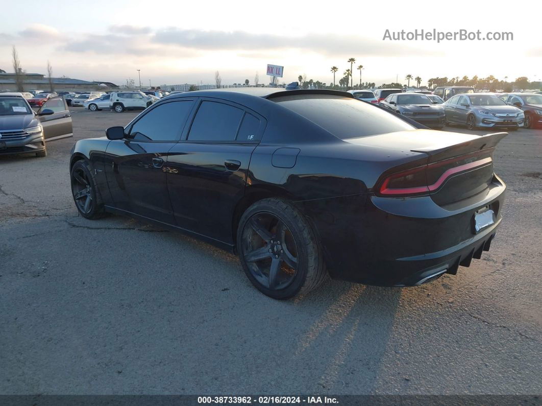 2017 Dodge Charger R/t Rwd Black vin: 2C3CDXCT8HH530504