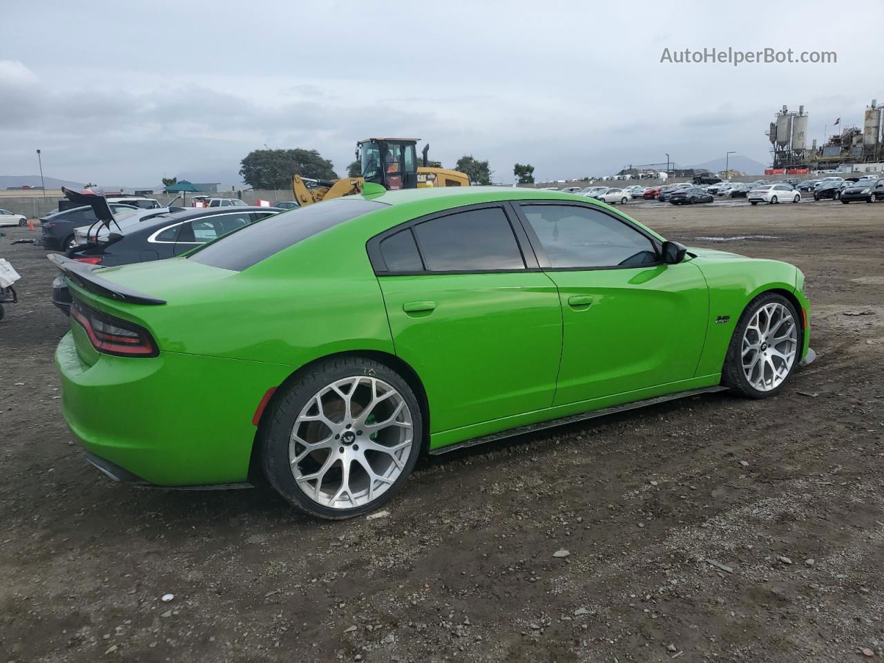 2017 Dodge Charger R/t Green vin: 2C3CDXCT8HH623376