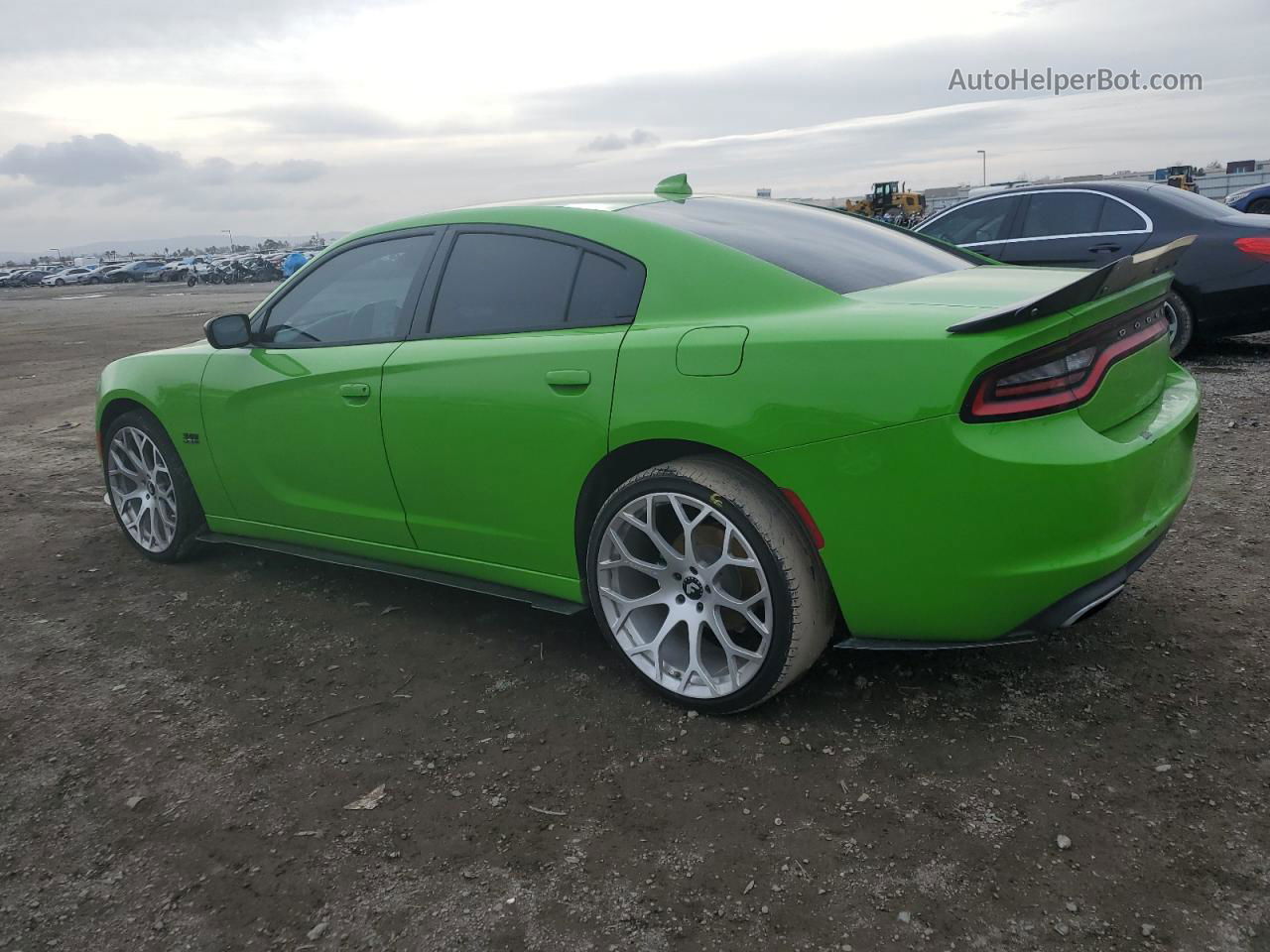 2017 Dodge Charger R/t Зеленый vin: 2C3CDXCT8HH623376