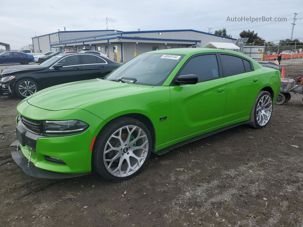 2017 Dodge Charger R/t Green vin: 2C3CDXCT8HH623376