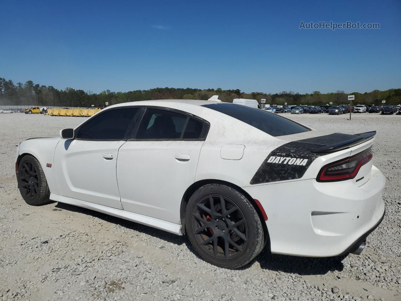 2017 Dodge Charger R/t White vin: 2C3CDXCT8HH634328