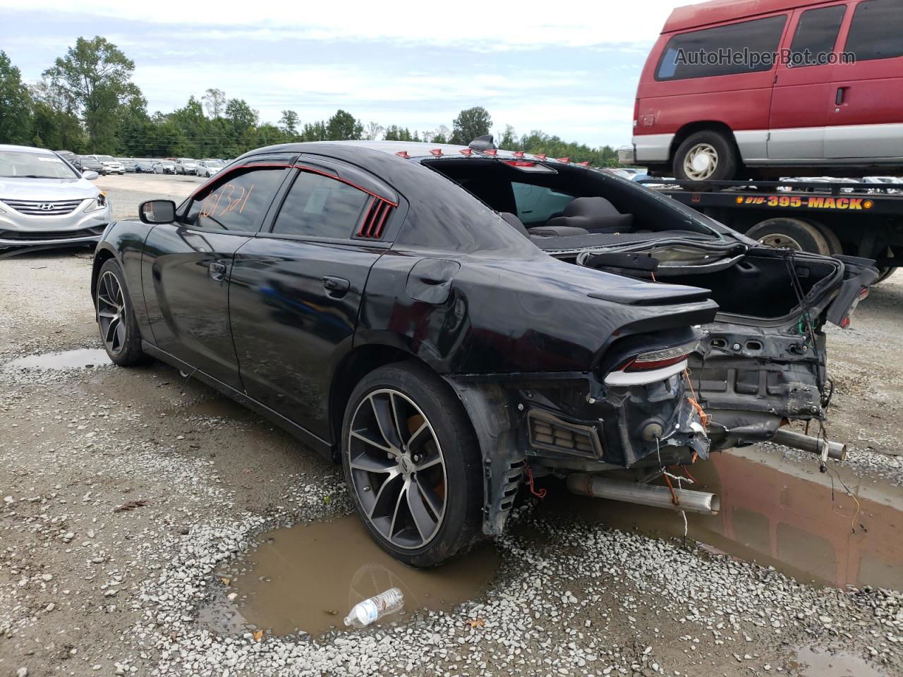 2017 Dodge Charger R/t Black vin: 2C3CDXCT8HH635057