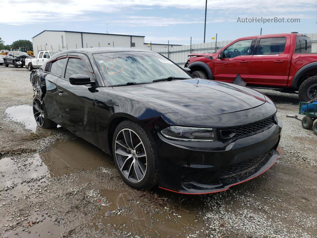 2017 Dodge Charger R/t Black vin: 2C3CDXCT8HH635057