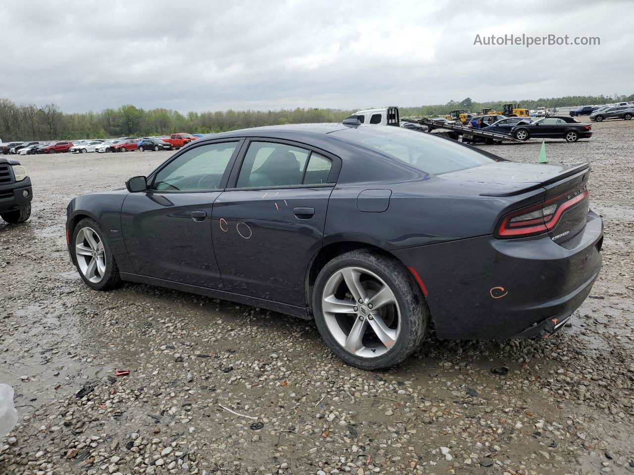 2018 Dodge Charger R/t Blue vin: 2C3CDXCT8JH175601