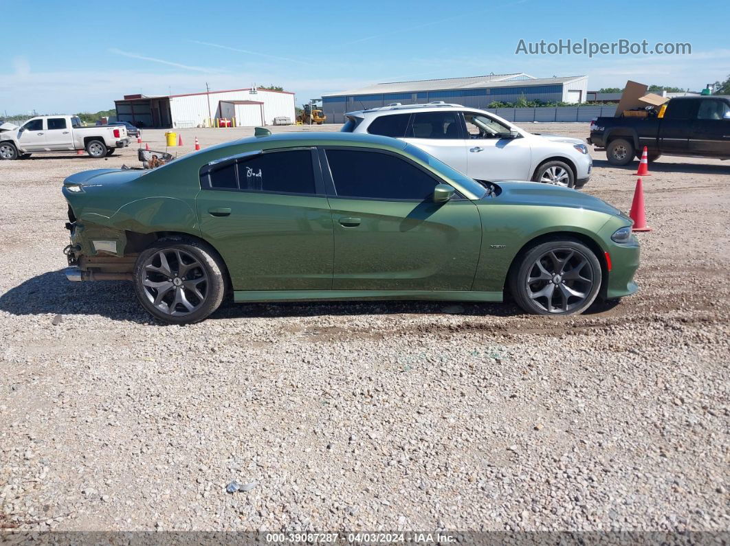 2018 Dodge Charger R/t Rwd Green vin: 2C3CDXCT8JH282857