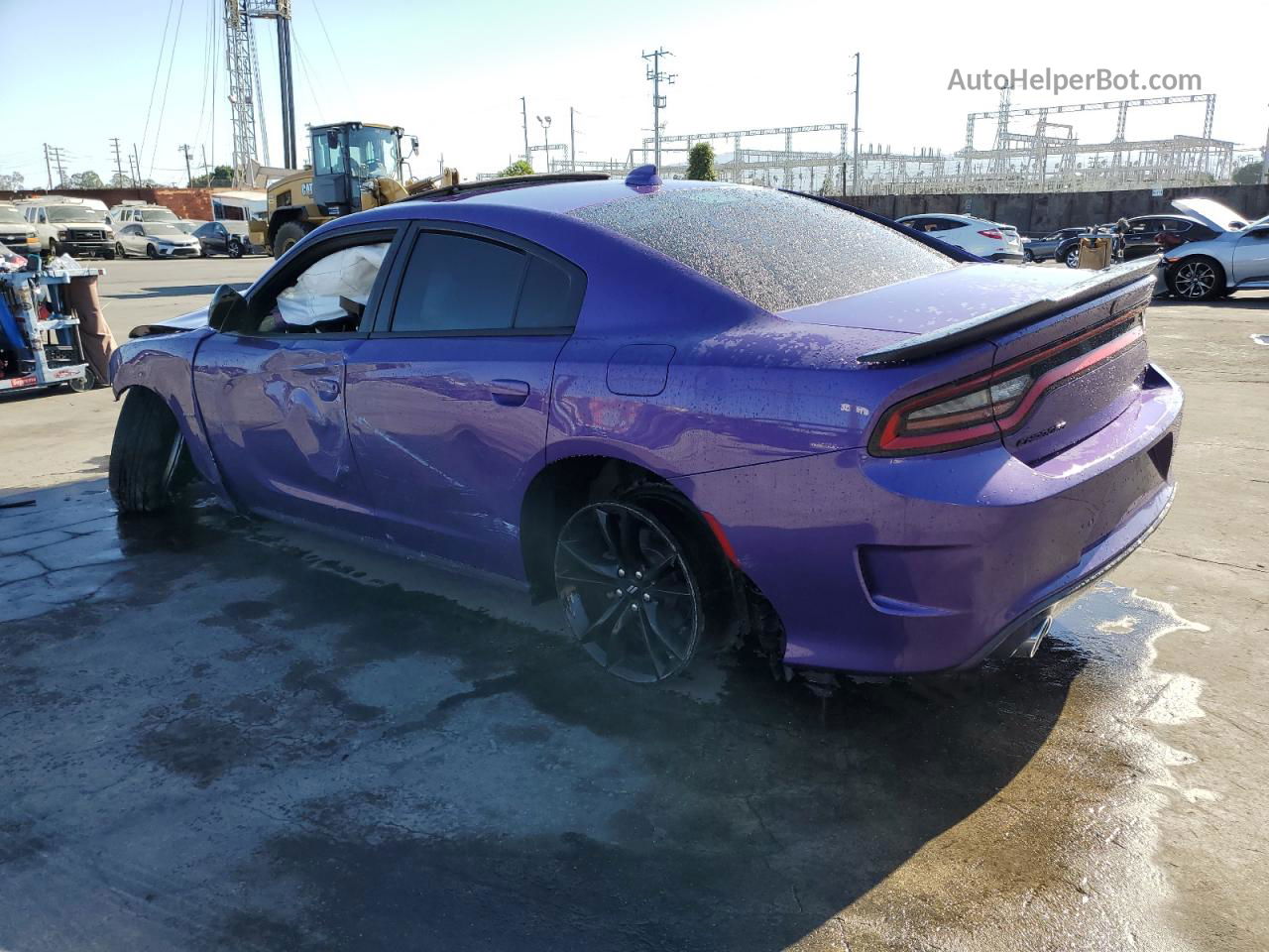 2018 Dodge Charger R/t Purple vin: 2C3CDXCT8JH289503