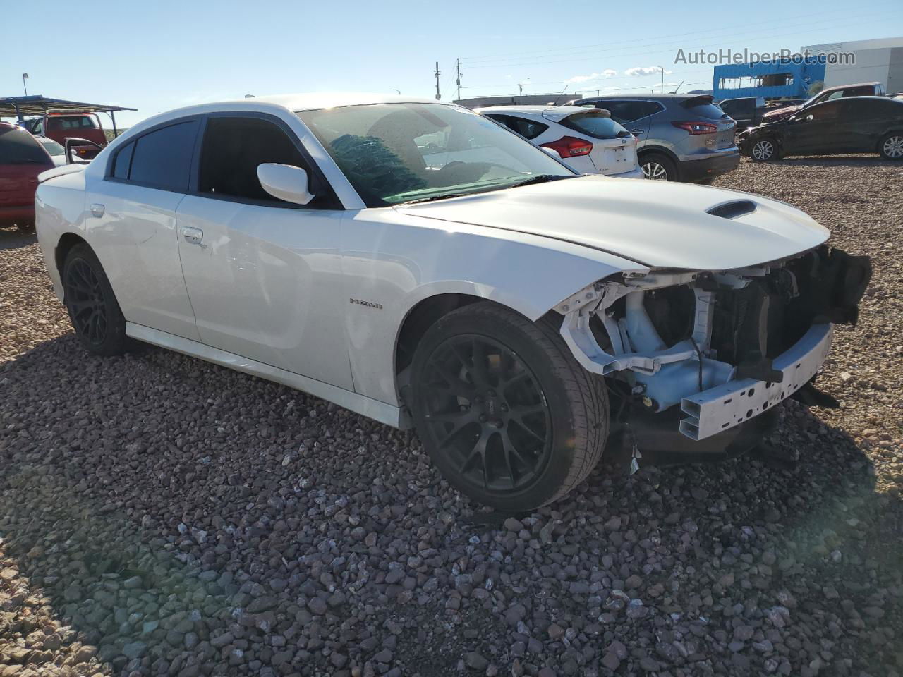 2021 Dodge Charger R/t Белый vin: 2C3CDXCT8MH547572