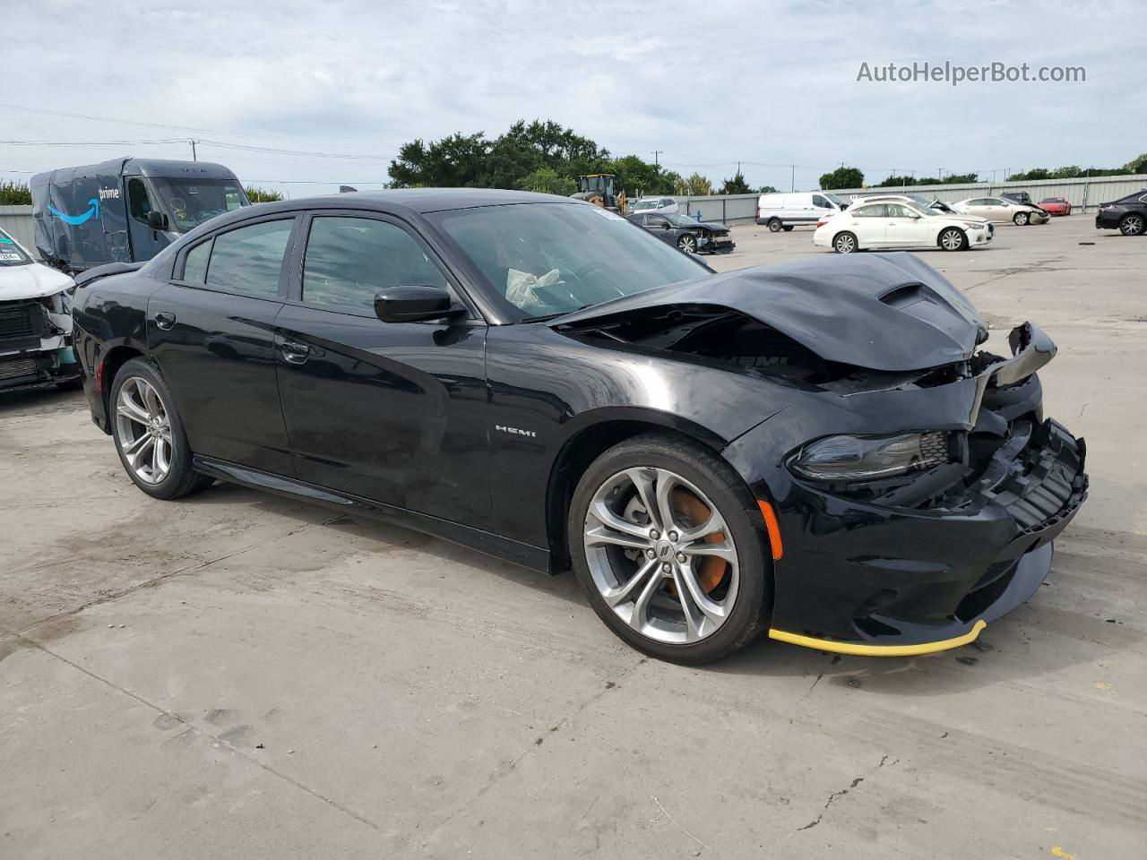 2021 Dodge Charger R/t Черный vin: 2C3CDXCT8MH547703