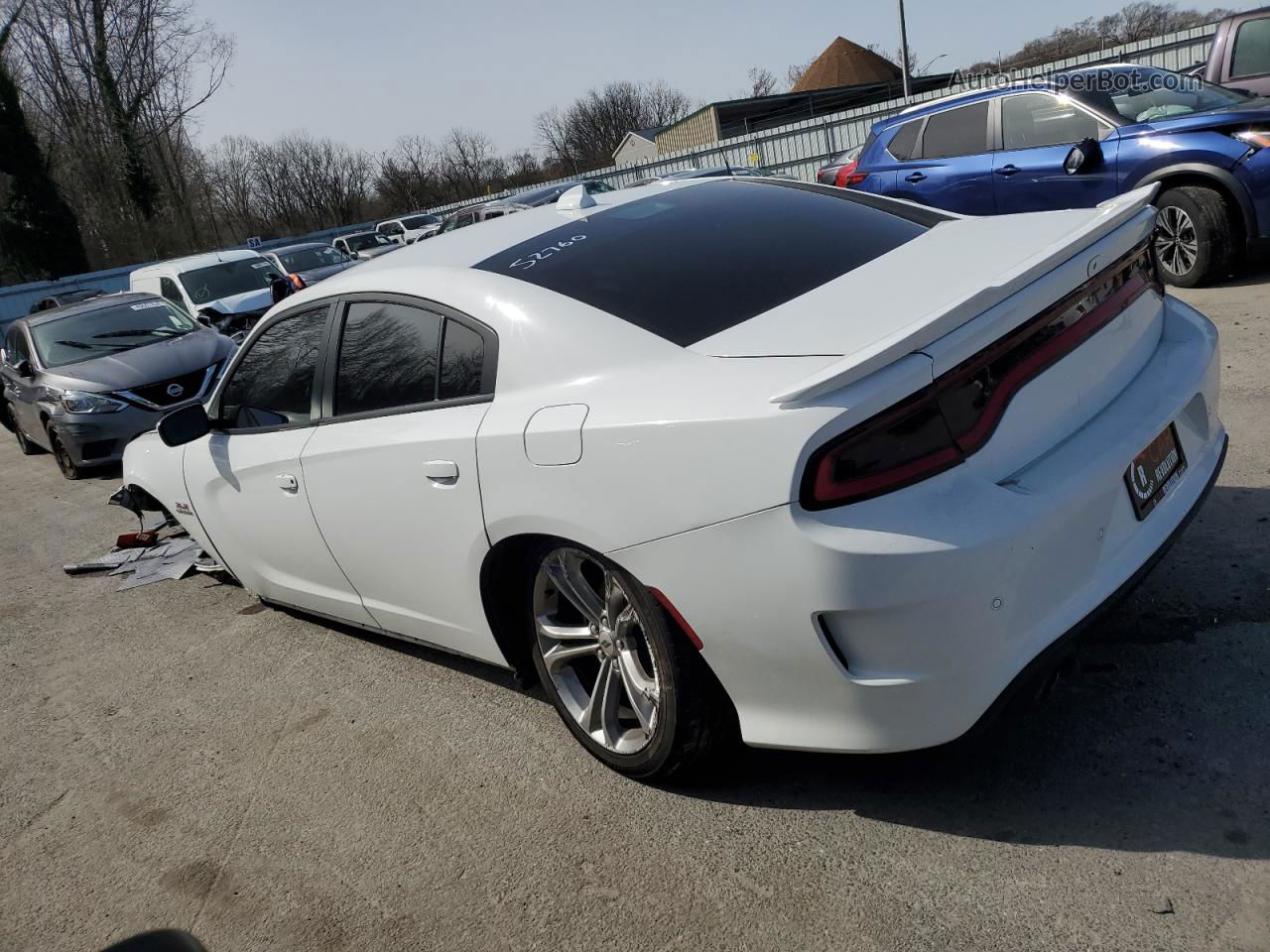 2021 Dodge Charger R/t Белый vin: 2C3CDXCT8MH552982