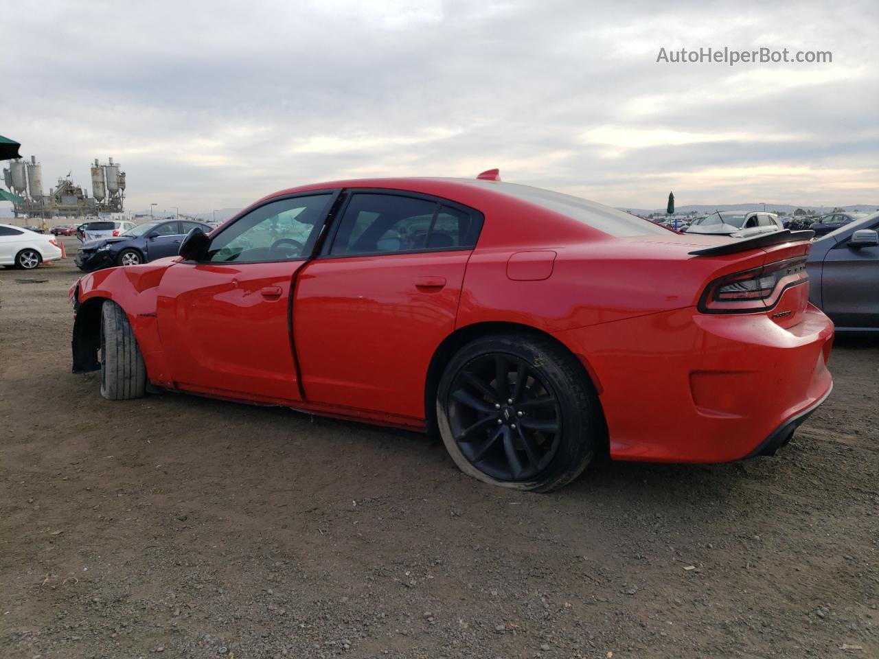 2021 Dodge Charger R/t Red vin: 2C3CDXCT8MH570284